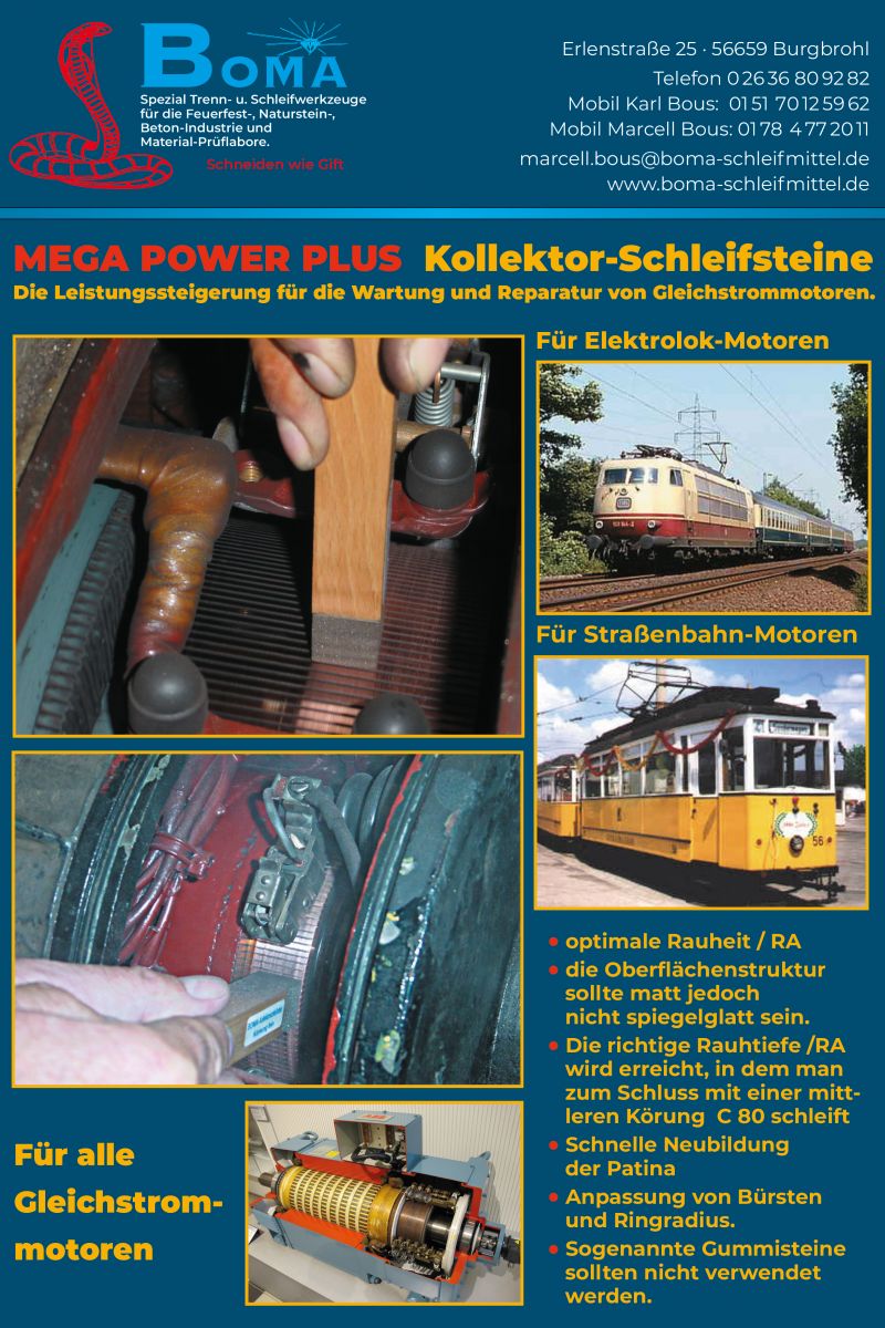 Kollektorschleifsteine