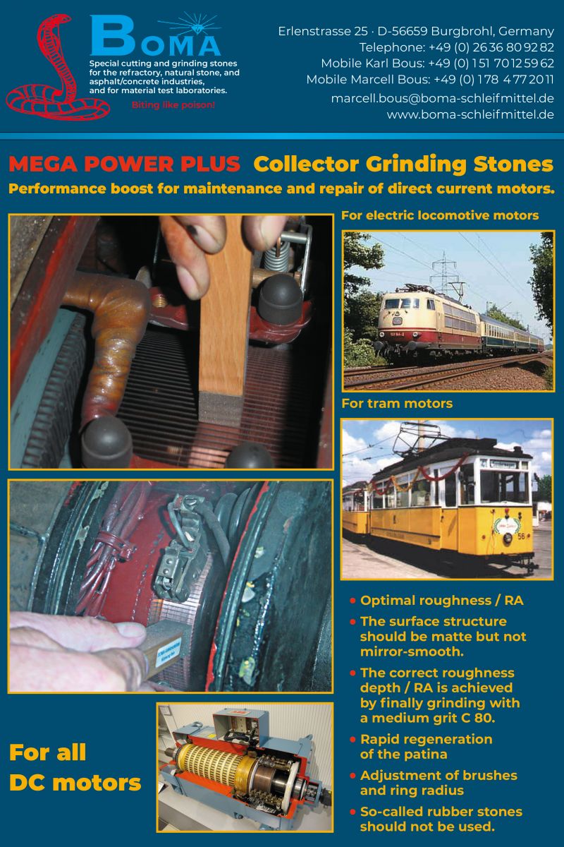 Kollektorschleifsteine